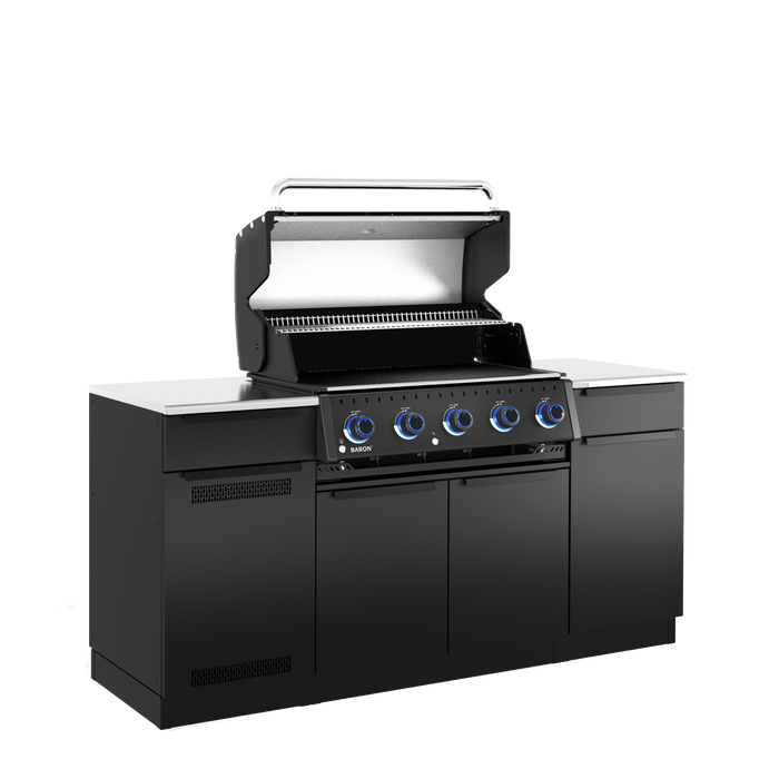 Broil King Broil King Baron 520i Island Shadow Gas Grill Barbecue Finished - Gas