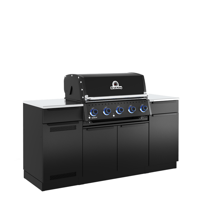 Broil King Broil King Baron 520i Island Shadow Gas Grill Barbecue Finished - Gas