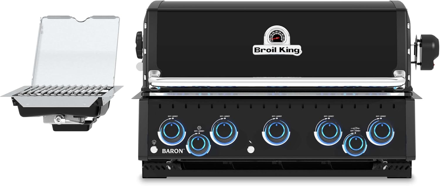 Broil King Broil King Baron 590 32" Infrared Shadow Built-In Gas Grill Barbecue Finished - Gas