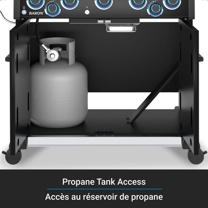 Broil King Broil King Baron 590 PRO Shadow Gas Grill Barbecue Finished - Gas