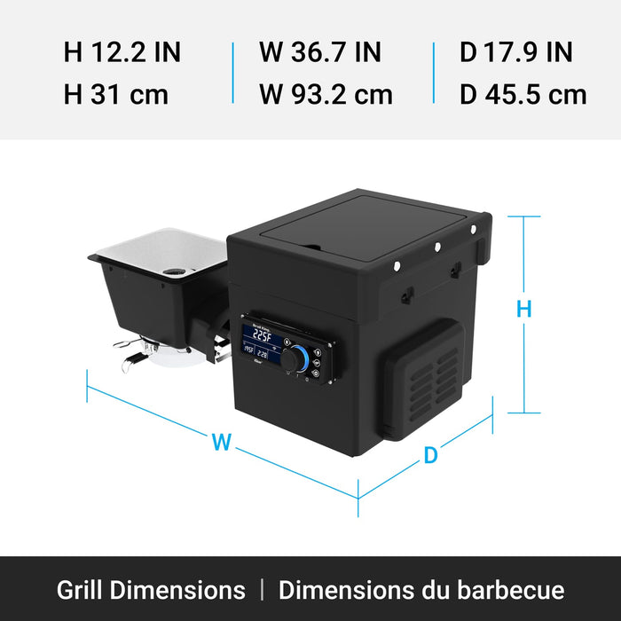 Broil King Broil King Baron Pellet Conversion Module (Baron 400 Series) - 674001 674001 Barbecue Finished - Pellet