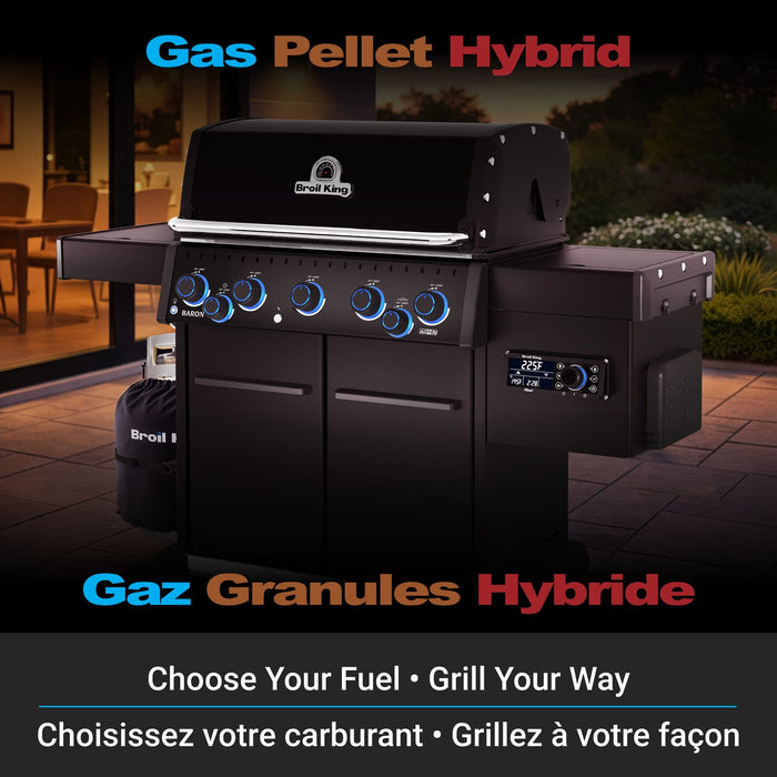 Broil King Broil King Baron Pellet Conversion Module (Baron 500 Series) - 675001 675001 Barbecue Finished - Pellet