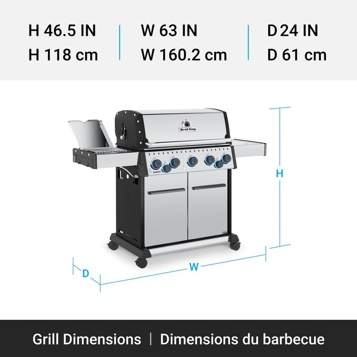 Broil King Broil King Baron S 490 PRO IR Gas Grill Barbecue Finished - Gas