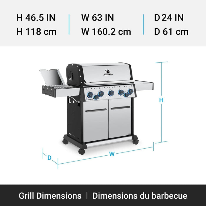 Broil King Broil King Baron S 490 PRO IR Gas Grill Barbecue Finished - Gas