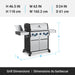 Broil King Broil King Baron S 590 Pro Infrared Gas Grill Barbecue Finished - Gas
