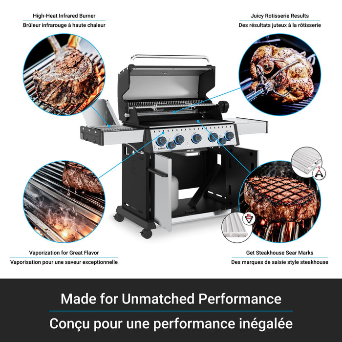 Broil King Broil King Baron S 590 Pro Infrared Gas Grill Barbecue Finished - Gas