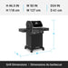 Broil King Broil King Crown 310 Shadow Gas Grill Barbecue Finished - Gas
