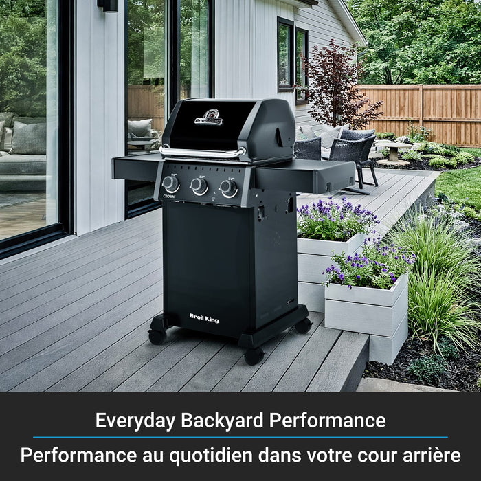 Broil King Broil King Crown 310 Shadow Gas Grill Barbecue Finished - Gas