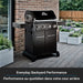 Broil King Broil King Crown 420 Shadow Gas Grill Barbecue Finished - Gas