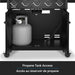 Broil King Broil King Crown 520 Shadow Gas Grill Barbecue Finished - Gas