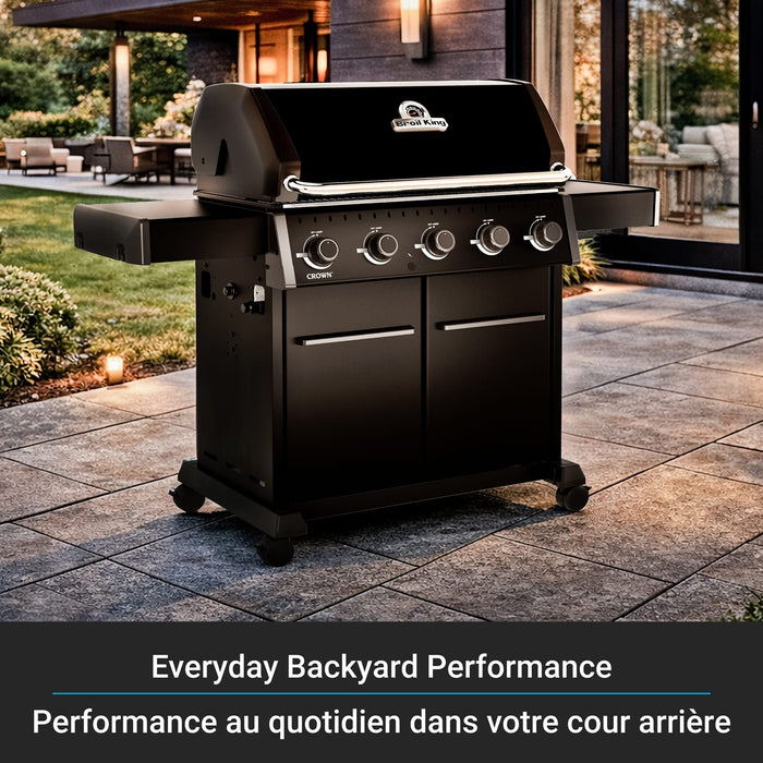 Broil King Broil King Crown 520 Shadow Gas Grill Barbecue Finished - Gas