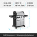 Broil King Broil King Crown S440 Gas Grill Barbecue Finished - Gas