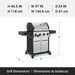 Broil King Broil King Crown S440 Gas Grill Barbecue Finished - Gas