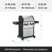 Broil King Broil King Crown S490 Gas Grill Barbecue Finished - Gas