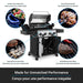 Broil King Broil King Crown S490 Gas Grill Barbecue Finished - Gas