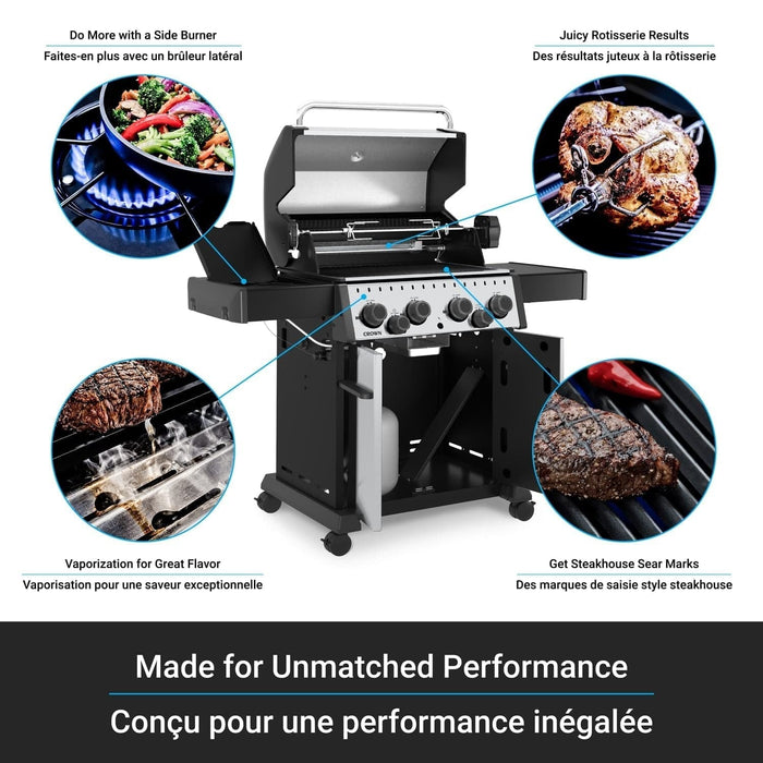 Broil King Broil King Crown S490 Gas Grill Barbecue Finished - Gas