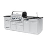Broil King Broil King Imperial QS 590iE Outdoor Kitchen Island Barbecue Finished - Gas