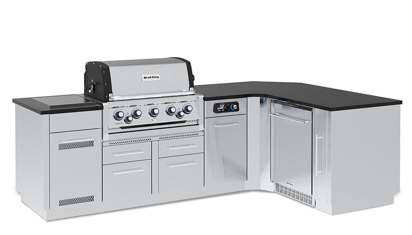Broil King Broil King Imperial QS 590iG Outdoor Kitchen Island Barbecue Finished - Gas