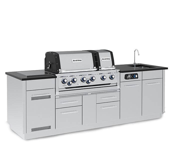 Broil King Broil King Imperial QS 690iE Outdoor Kitchen Island Barbecue Finished - Gas
