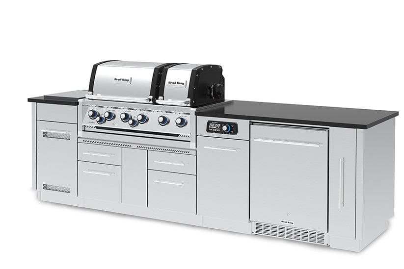 Broil King Broil King Imperial QS 690iF Outdoor Kitchen Island Barbecue Finished - Gas