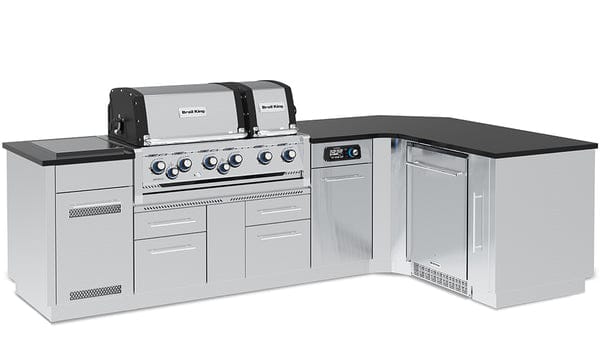 Broil King Broil King Imperial QS 690iG Outdoor Kitchen Island Barbecue Finished - Gas