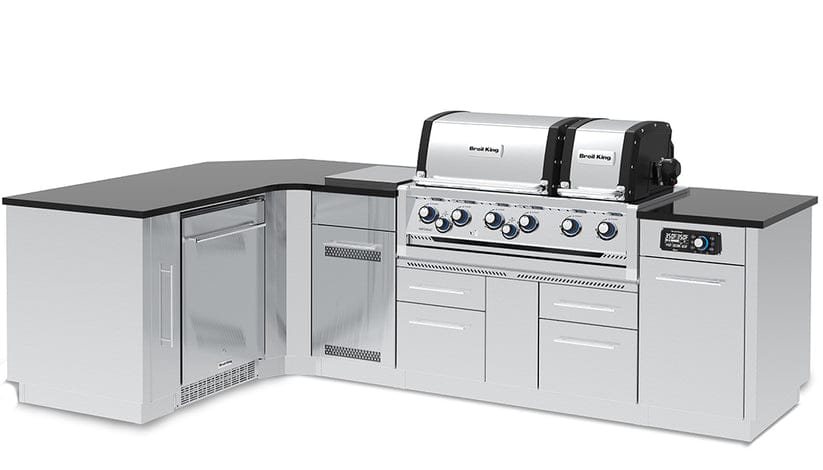 Broil King Broil King Imperial QS 690iJ Outdoor Kitchen Island Barbecue Finished - Gas