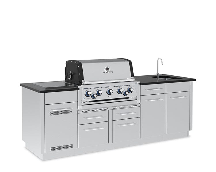 Broil King Broil King Imperial S 590iE Outdoor Kitchen Island Barbecue Finished - Gas
