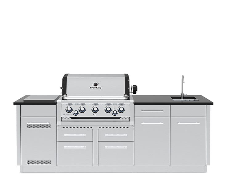 Broil King Broil King Imperial S 590iE Outdoor Kitchen Island Barbecue Finished - Gas