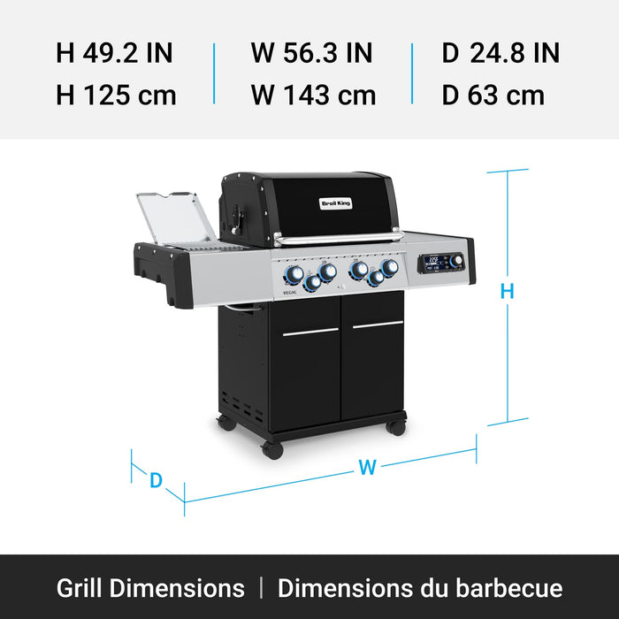Broil King Broil King iQue Regal Q 490 Pro IR Gas Grill Barbecue Finished - Gas