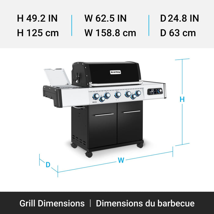 Broil King Broil King iQue Regal Q 590 Pro IR Gas Grill Barbecue Finished - Gas