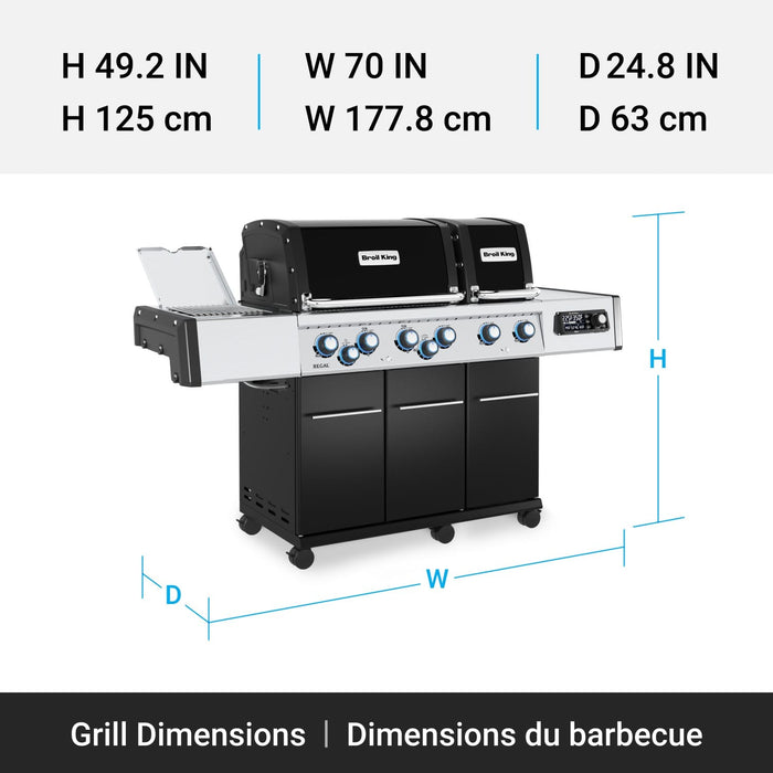 Broil King Broil King iQue Regal Q 690 Pro IR Gas Grill Barbecue Finished - Gas