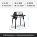 Broil King Broil King Porta-Chef 320 Portable Grill 952654 Barbecue Finished - Gas 062703526546
