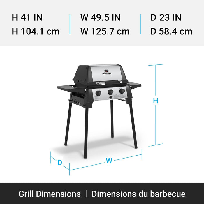 Broil King Broil King Porta-Chef 320 Portable Grill 952654 Barbecue Finished - Gas