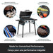 Broil King Broil King Porta-Chef 320 Portable Grill 952654 Barbecue Finished - Gas
