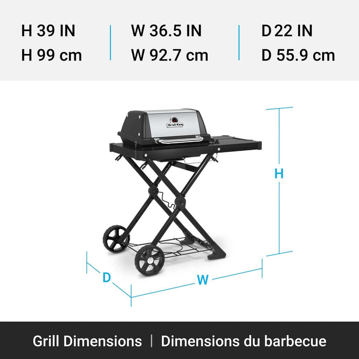 Broil King Broil King Porta-Chef AT220 Portable Gas Grill 910854 Barbecue Finished - Gas 062703108544