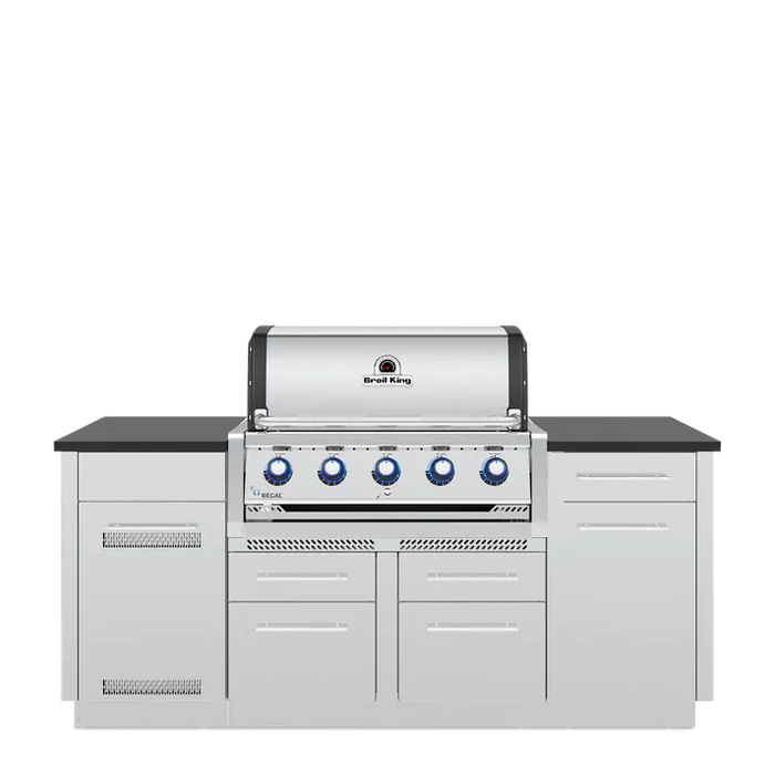 Broil King Broil King Regal S 520i Island Gas Grill Barbecue Finished - Gas