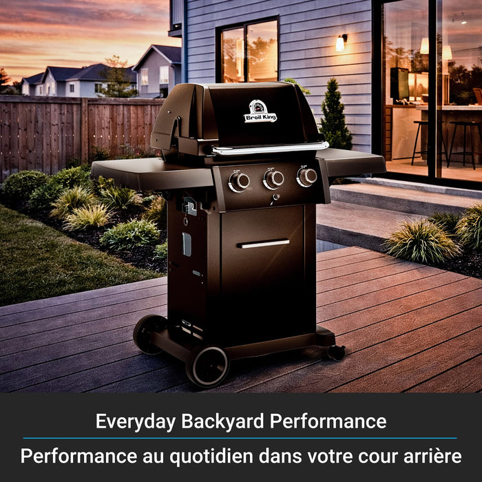 Broil King Broil King Royal 320 Shadow Gas Grill Barbecue Finished - Gas