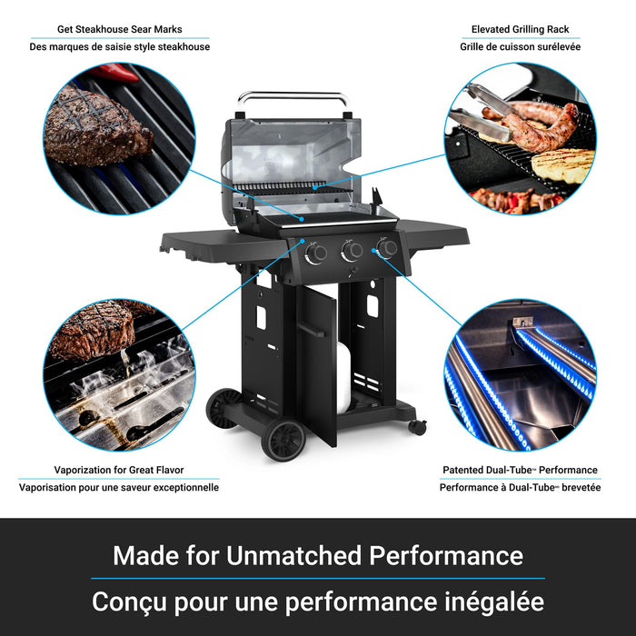 Broil King Broil King Royal 320 Shadow Gas Grill Barbecue Finished - Gas