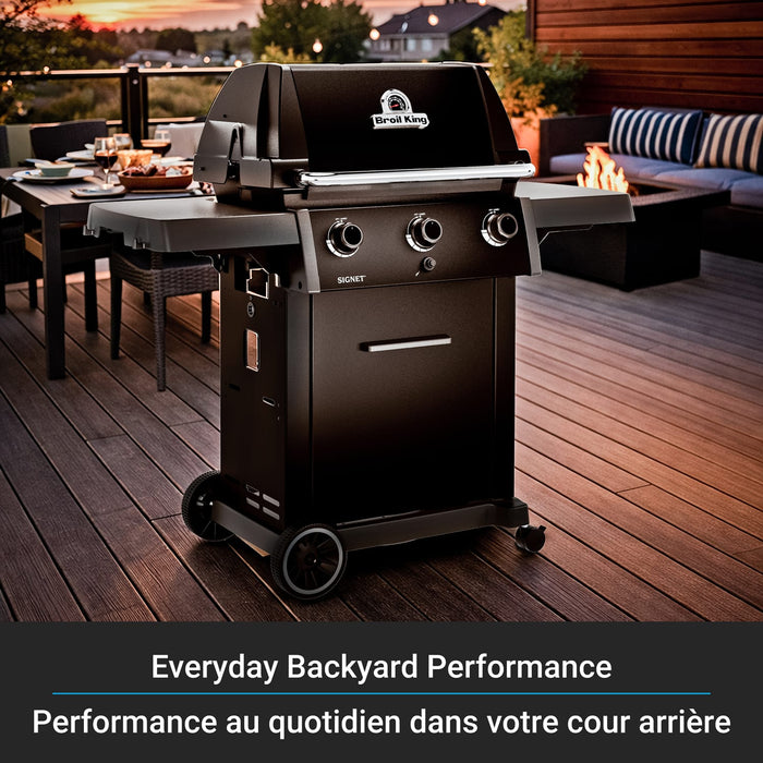 Broil King Broil King Signet 320 Shadow Gas Grill Barbecue Finished - Gas