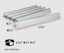Broil King Weber Stainless Steel Flavour Bars 5pc.x 22.5" (Genesis 2002-7 ,Silver B & C) - 65903 65903 Barbecue Parts