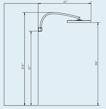 Bromic Heating Bromic Eclipse Electric Wall-Mount Pole - BH3230006 BH3230006 Outdoor Parts