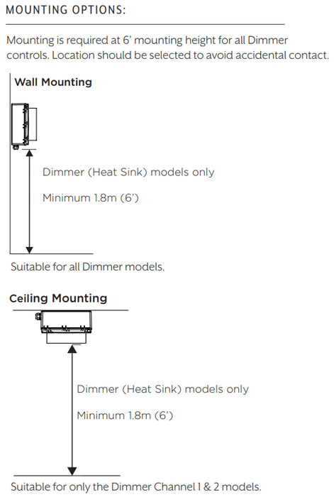 Bromic Heating Bromic Heating Affinity Smart-Heat Control Dimmer Outdoor Parts