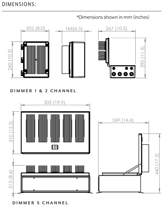 Bromic Heating Bromic Heating Affinity Smart-Heat Control Dimmer Outdoor Parts