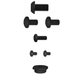 Bromic Heating Bromic Heating Ceiling Pole Screw Set (Eclipse) - BH8380009 BH8380009 Outdoor Parts