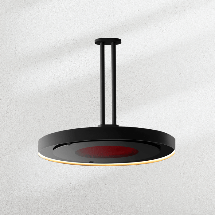 Bromic Heating Bromic Heating Eclipse Smart-Heat Electric Pendant + Twin Pole BH0920001-1 Outdoor Finished