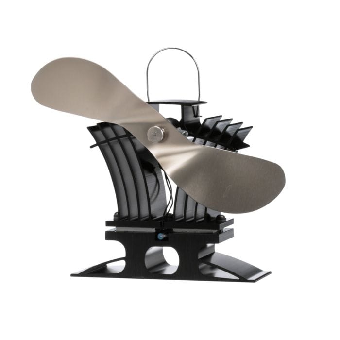 Caframo Caframo Ecofan BelAir 140CFM Stove Fan (Nickel) - 806CAKBX 806CAKBX Fireplace Accessories