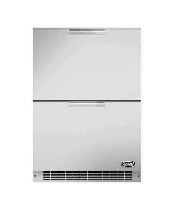 Chadwicks & Hacks DCS 24" Double Refrigerator Drawers - RF24DE3 RF24DE3 Barbecue Finished - Gas