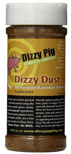 Chadwicks & Hacks Dizzy Pig Rub - Dizzy Dust DIZDUSTREG Barbecue Accessories
