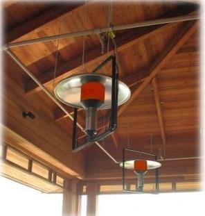 Chadwicks & Hacks Easy Radiant Works Patio Plus - Hanging Heater Outdoor Finished
