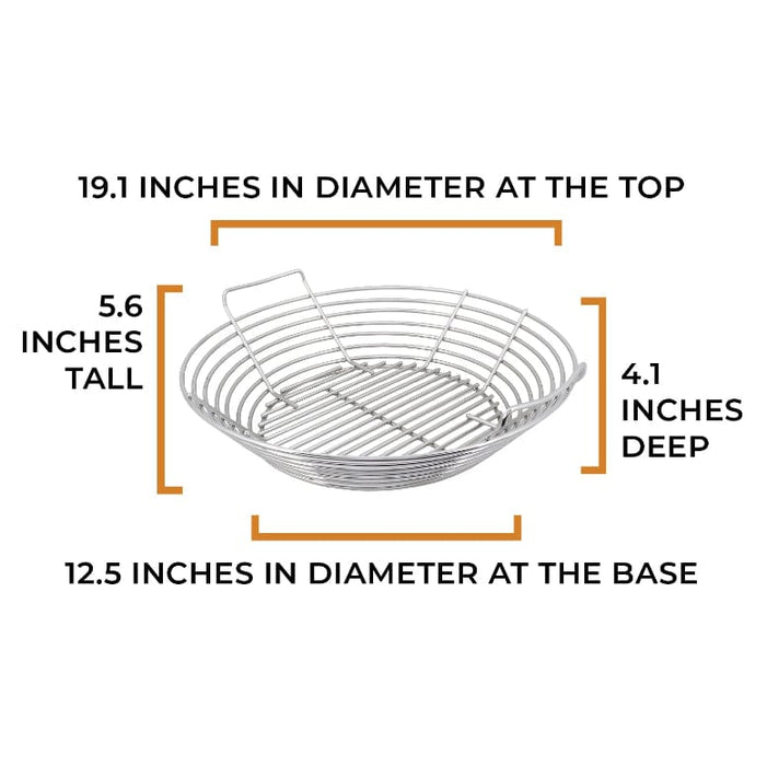 Chadwicks & Hacks Kick Ash Basket (Kamado Joe - Big Joe) - KAB-BJ-SS KAB-BJ-SS Barbecue Accessories
